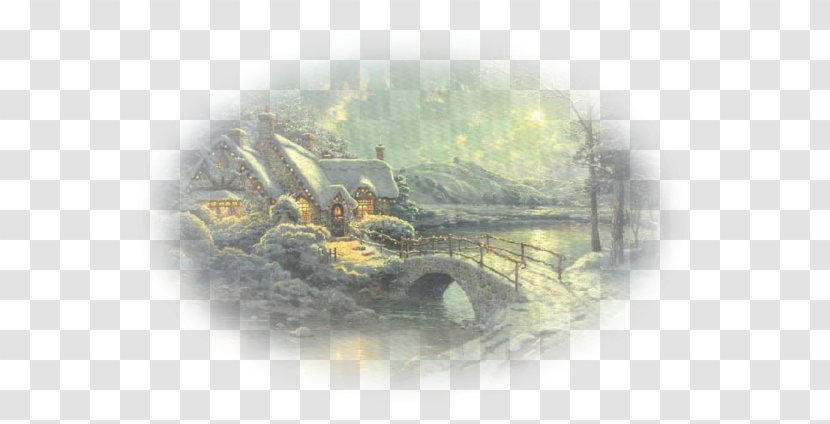 Jigsaw Puzzles Thomas Kinkade Painter Of Light Address Book The Peace Painting Art - Gallery Wrap - Nx Transparent PNG