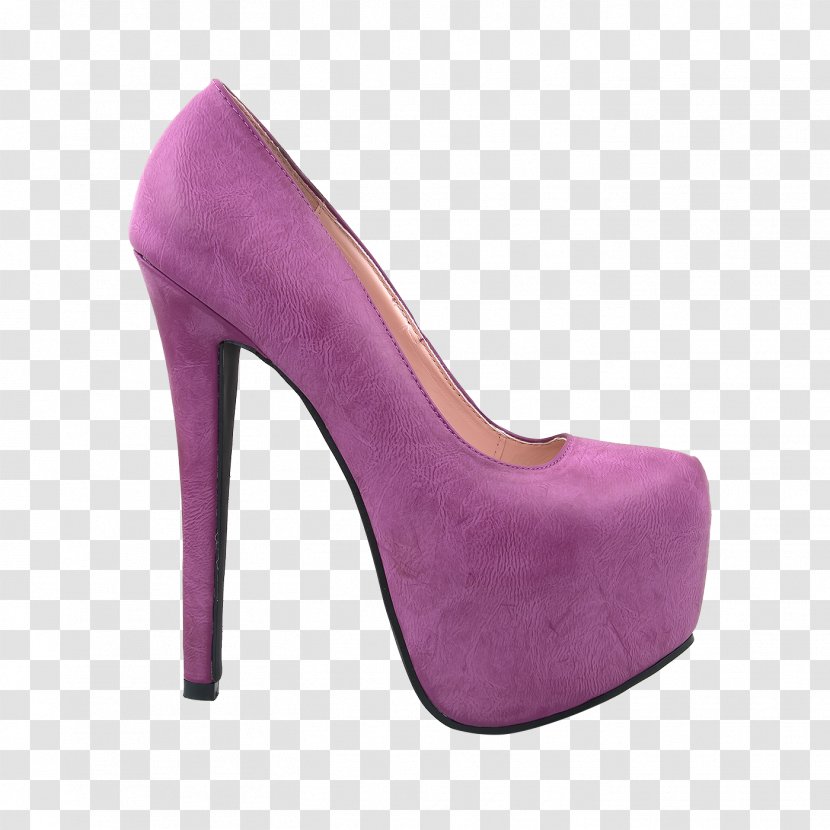 Heel Shoe Purple - Magenta - Pink High Heels Transparent PNG