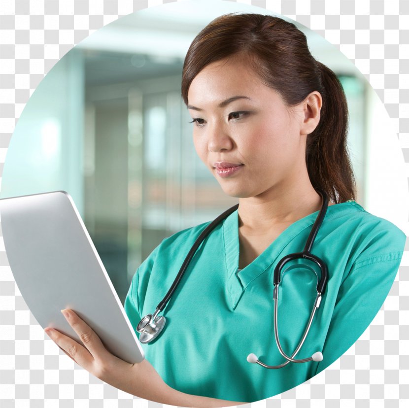 Nursing Health Care Caregiver Patient Stethoscope - Hospital Transparent PNG