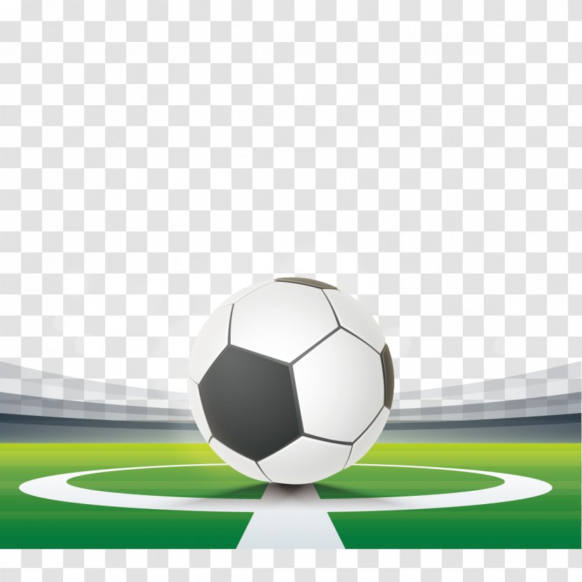 Football Pitch Euclidean Vector - Grass - And Soccer Field Transparent PNG