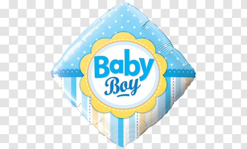 Balloon Infant Baby Shower Boy Party - Watercolor Transparent PNG