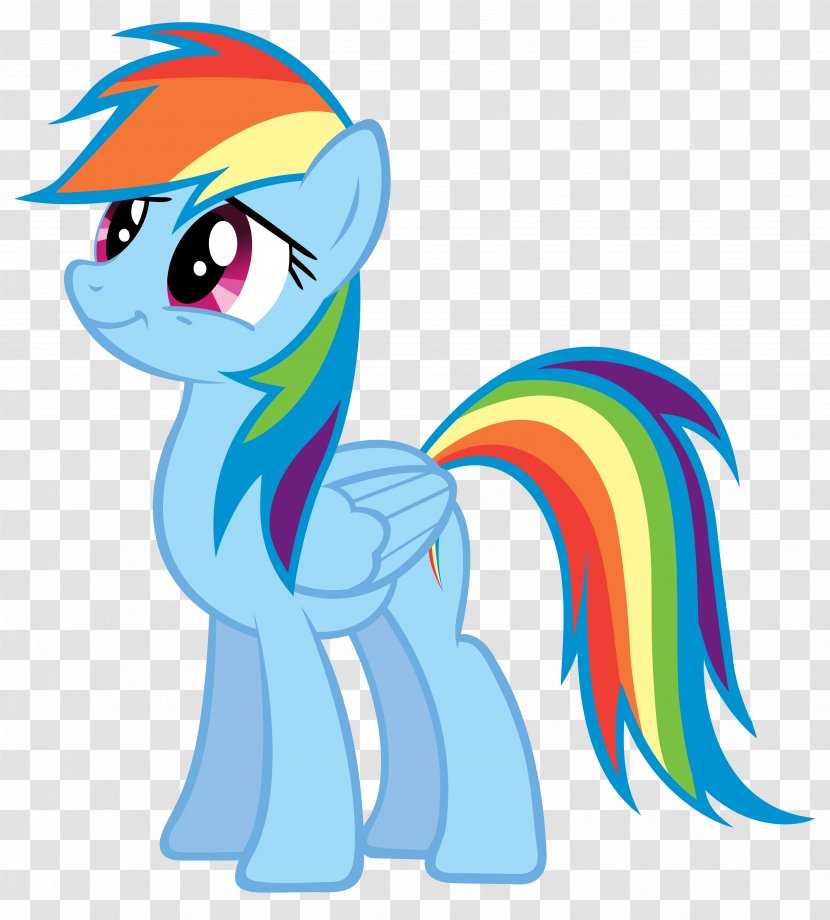 Rainbow Dash My Little Pony Drawing - Horse Like Mammal Transparent PNG