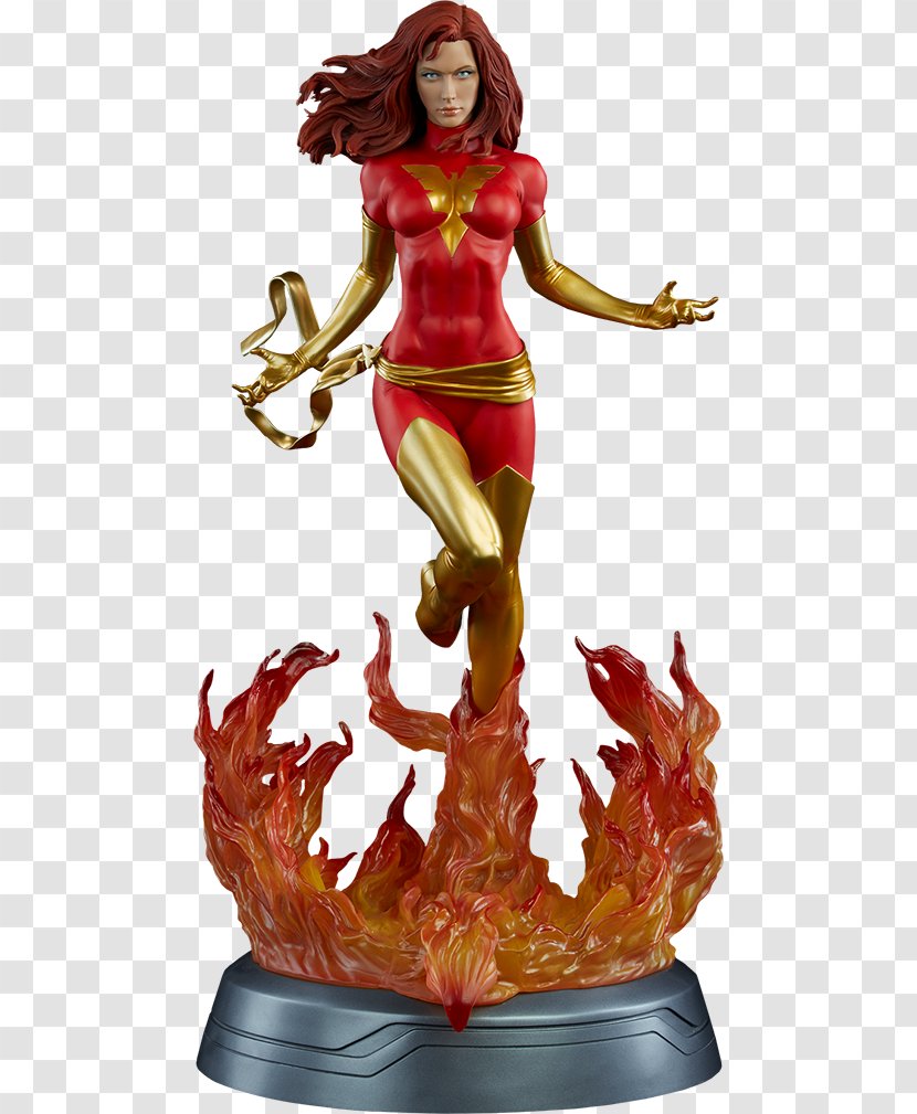 Jean Grey The Dark Phoenix Saga Sideshow Collectibles Sculpture - Marvel Comics - Toy Transparent PNG