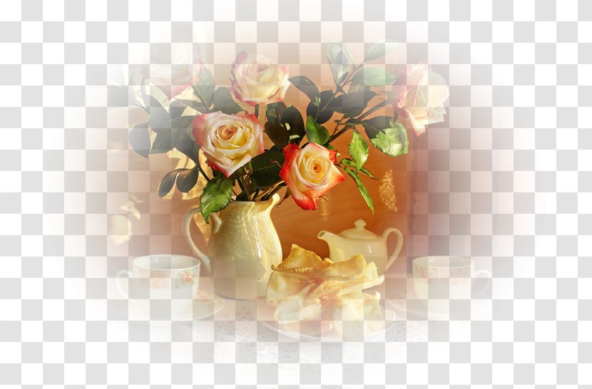 Garden Roses Flower Morning Facebook Blog - Still Life - цветы акварель Transparent PNG