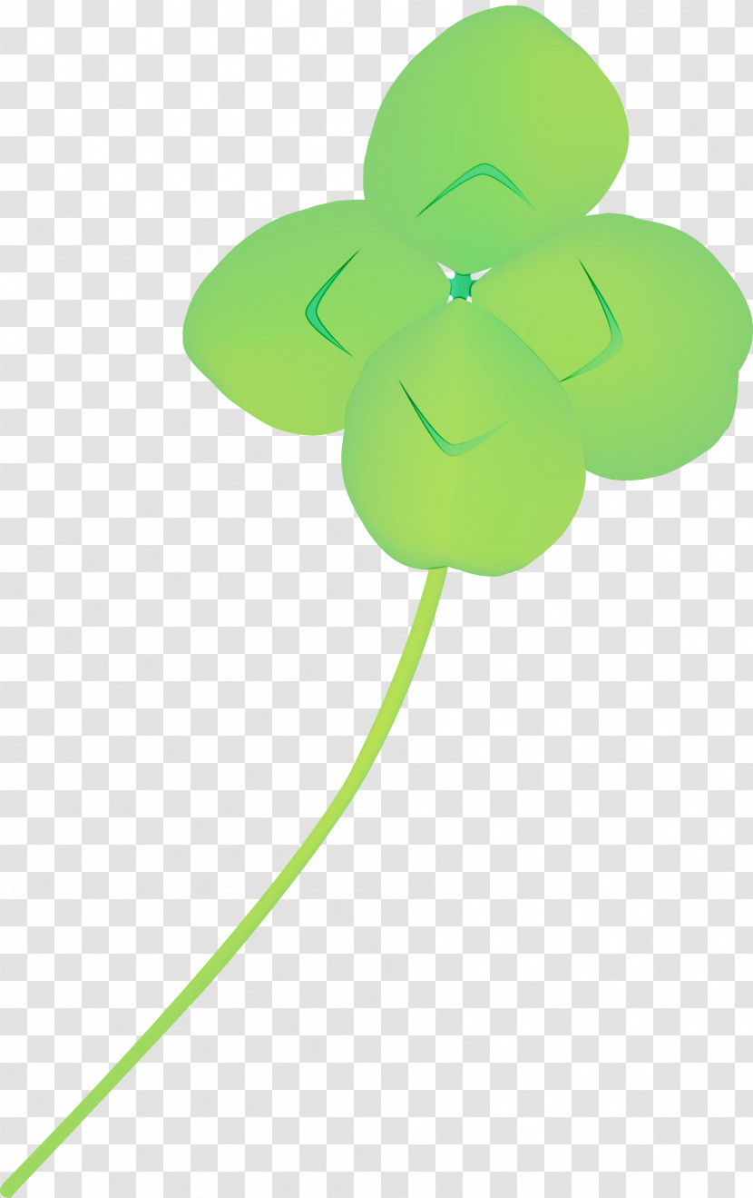 Green Leaf Plant Clover Symbol Transparent PNG