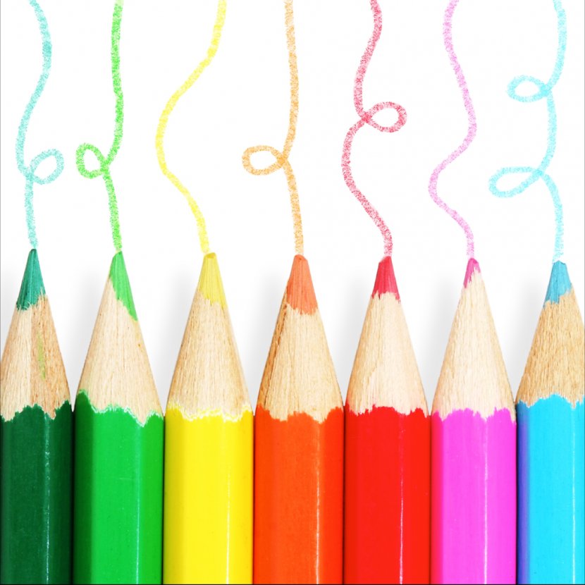 Child Drawing Coloring Book Wall Wallpaper - Office Supplies - CRAYON Transparent PNG