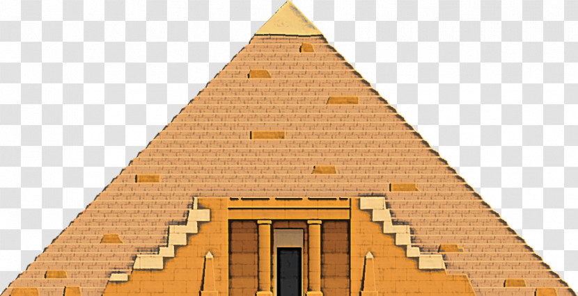 Roof Landmark Brick Building Pyramid Transparent PNG