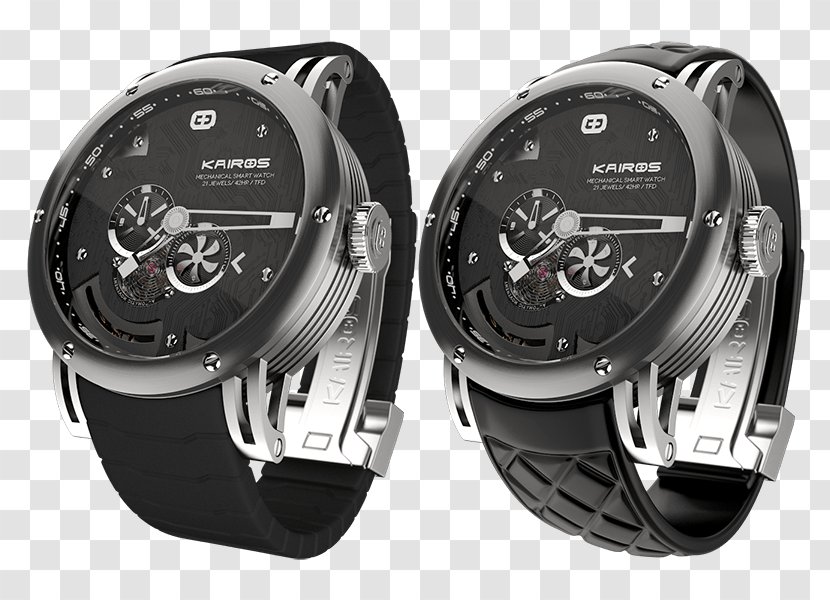 Smartwatch Kairos Clock Activity Tracker - Watch Strap - Nostalgic Old Scratches Borders Transparent PNG