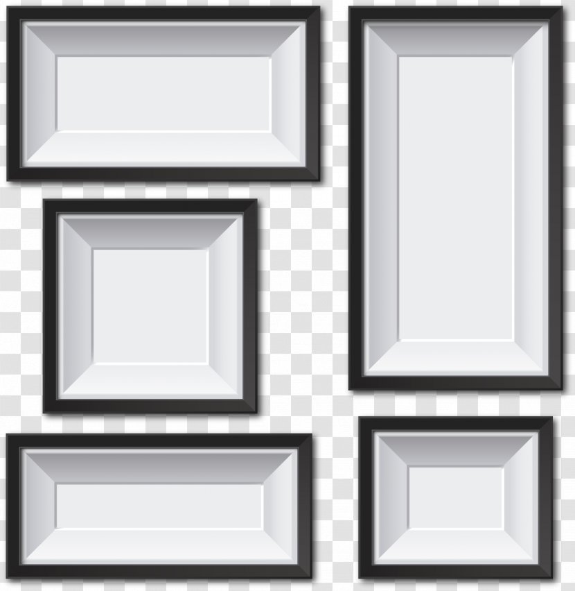 Picture Frame Window - White - Vector Transparent PNG