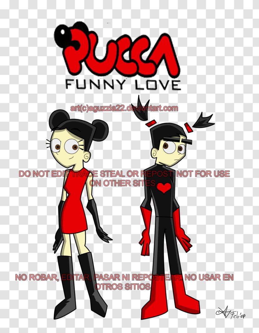 Illustration Clip Art Coffret Pucca - Style - Funny Love Logo CharacterAuthorized Cartoon Transparent PNG
