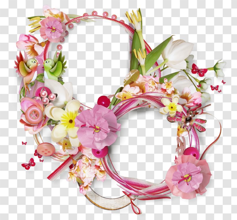 Wreath Flower Floral Design Petal Ring - Crown - Psd Transparent PNG