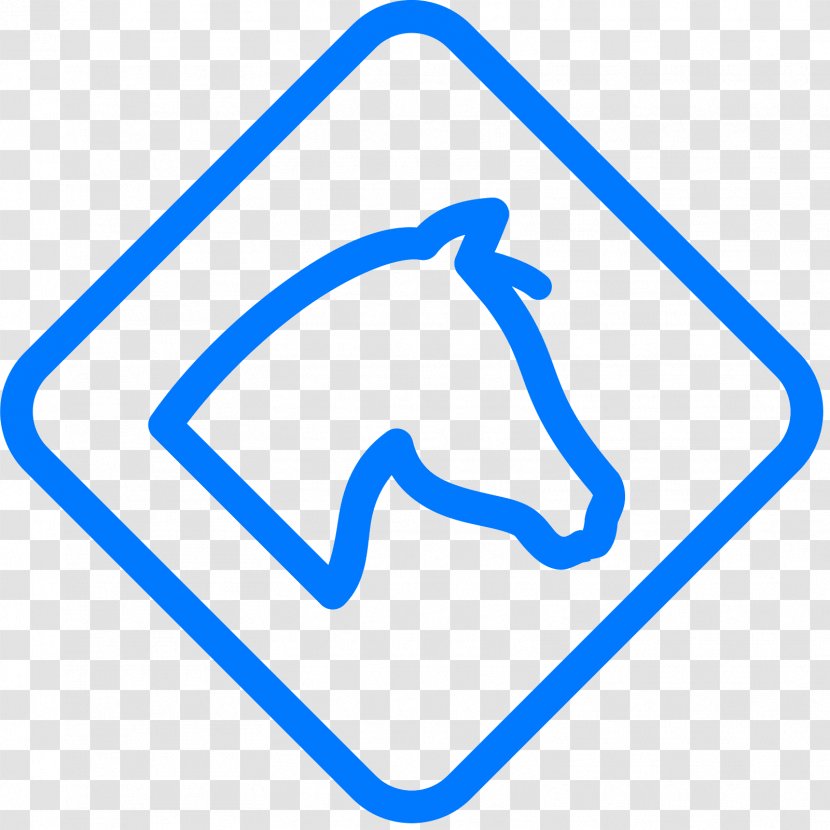 Horse Clip Art - Blue - Pathogen Transparent PNG