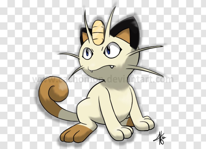 Whiskers Cat Meowth Pokémon Sun And Moon Pikachu - Like Mammal Transparent PNG