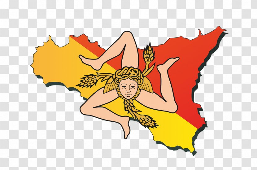 Regions Of Italy Agrigento Enna Sicilia Emirate Sicily - Art - Mythical Creature Transparent PNG