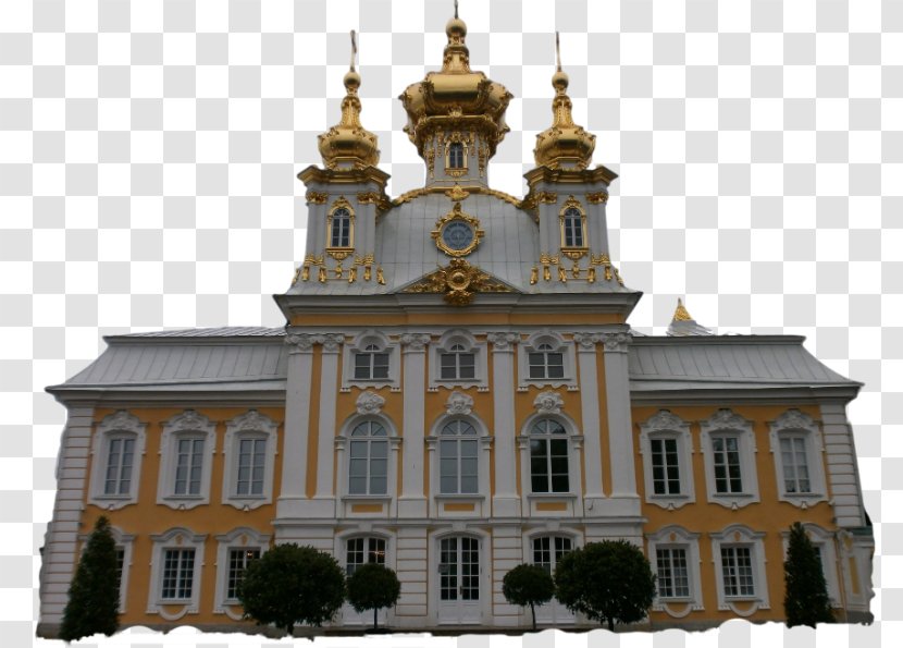 Peterhof Palace Basilica Château Classical Architecture - Monastery Transparent PNG