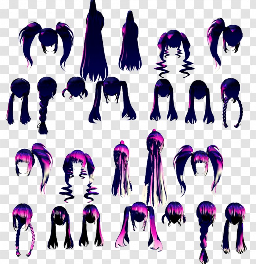 Hairstyle Ponytail Bangs Artificial Hair Integrations - Hatsune Miku Project Diva Transparent PNG