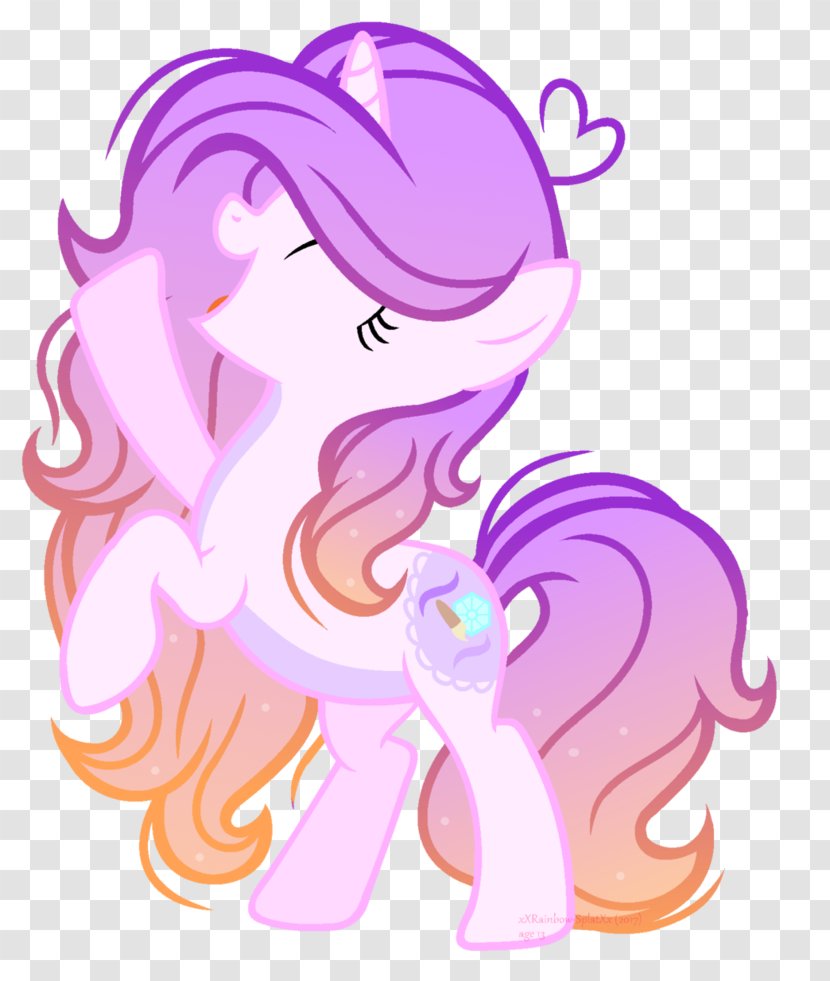 Pony DeviantArt Illustration Horse - Flower - Little Unicorn Transparent PNG