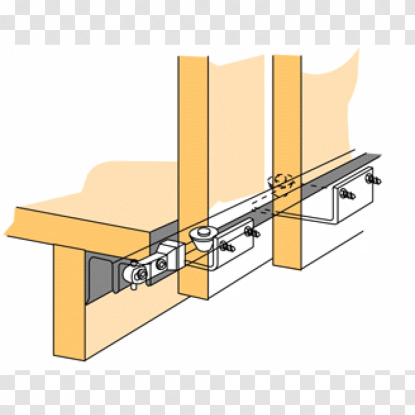 Sliding Door Builders Hardware Furniture Angle - Ironwork Transparent PNG