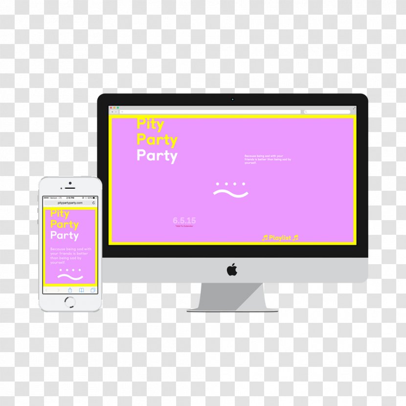 Display Device Multimedia - Media - Pity Party Transparent PNG