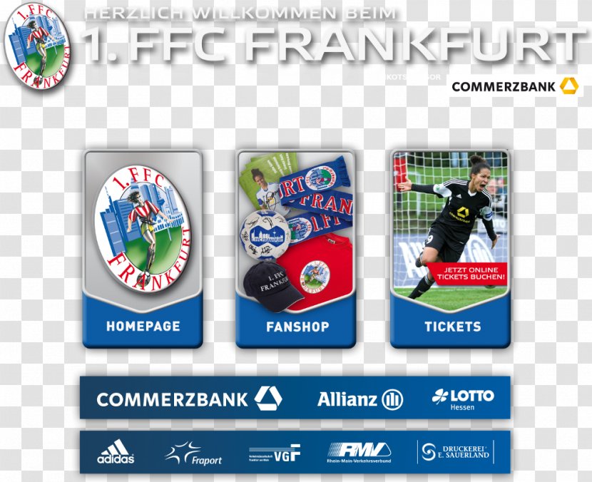 1. FFC Frankfurt Brand Font - Frauenbundesliga Transparent PNG