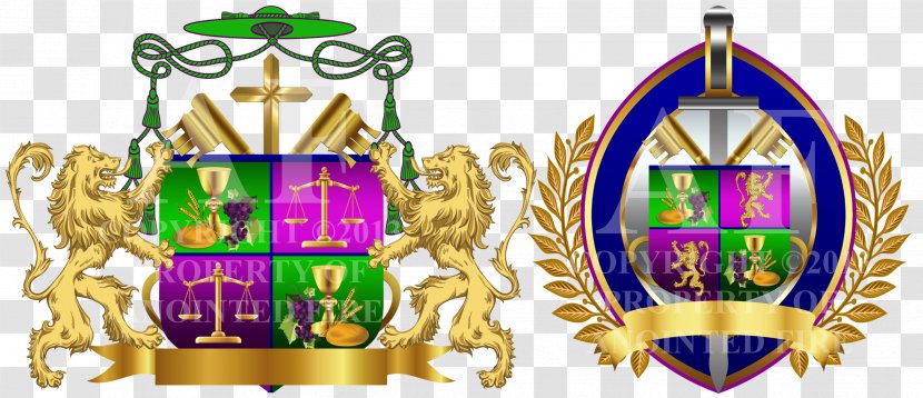 Roman Catholic Archdiocese Of Lingayen–Dagupan Apostolic Penitentiary Coat Arms Emeritus Font - Apostle Transparent PNG