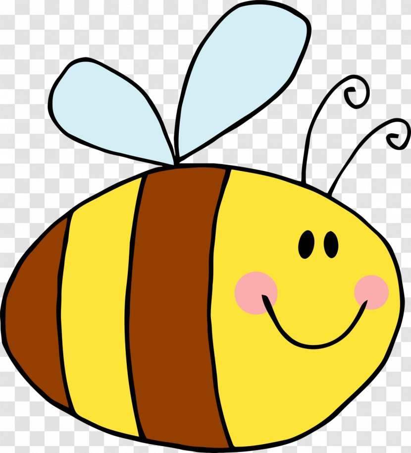 Honey Bee Cartoon Clip Art - Smile Transparent PNG