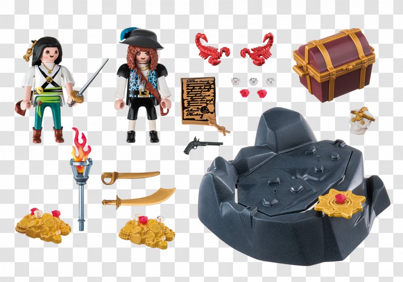 Buried Treasure Playmobil Toy Piracy - Map Transparent PNG