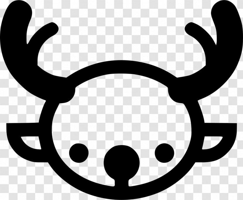 Antler Snout Circle Clip Art - Reindeer Vector Transparent PNG