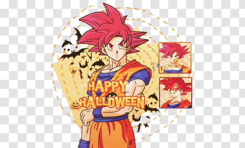 Goku Trunks Halloween Majin Buu Drawing - Tree Transparent PNG