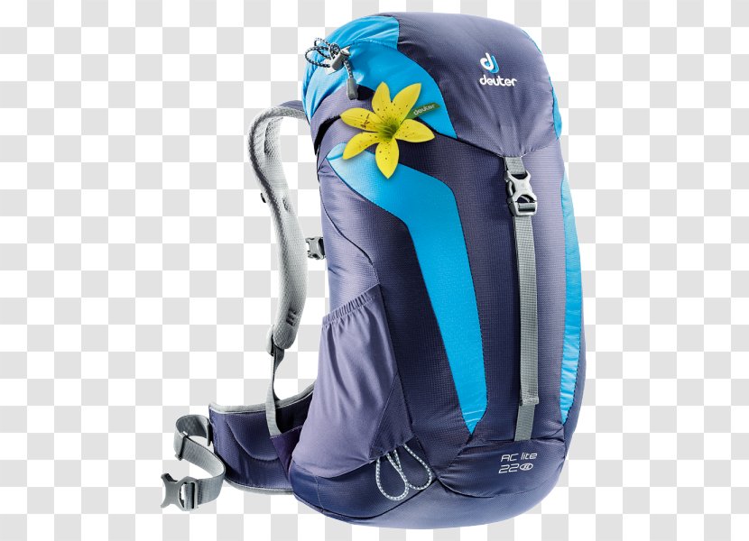 Deuter Sport Backpacking Hiking Bag - Blueberry Transparent PNG