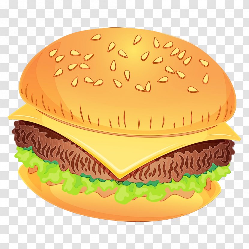 Junk Food Cartoon - Ham And Cheese Sandwich - Processed Dish Transparent PNG