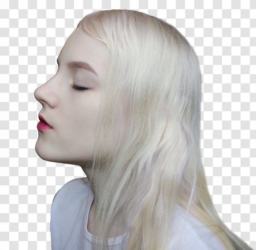 Blond Hair Coloring Long Brown - Jaw - 99 Transparent PNG