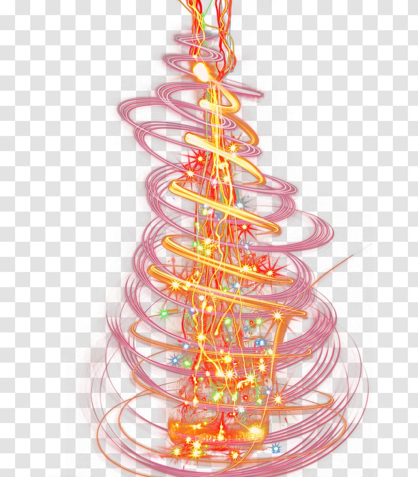 Light Christmas Tree Color - Glare - Dream Transparent PNG