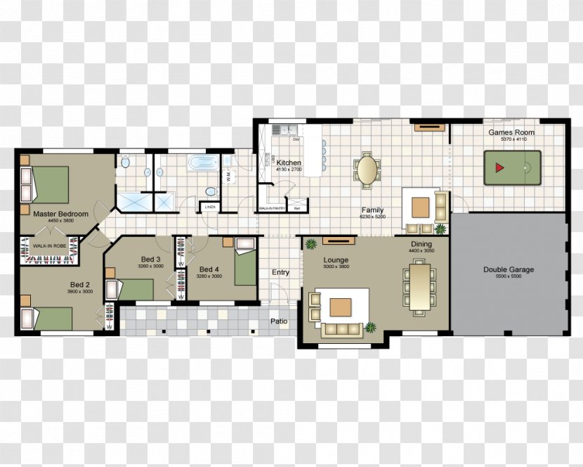 Floor Plan Property Suburb - Residential Area - Indoor Transparent PNG