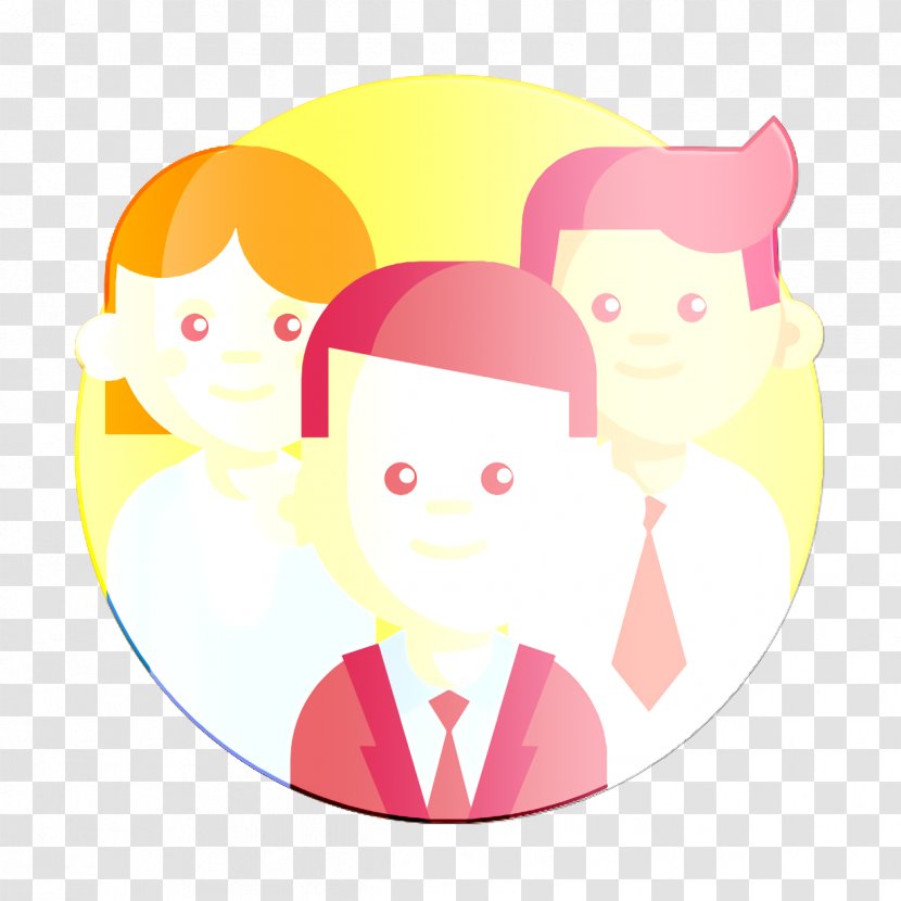 Graphic Design Icon - Teamwork - Magenta Sticker Transparent PNG