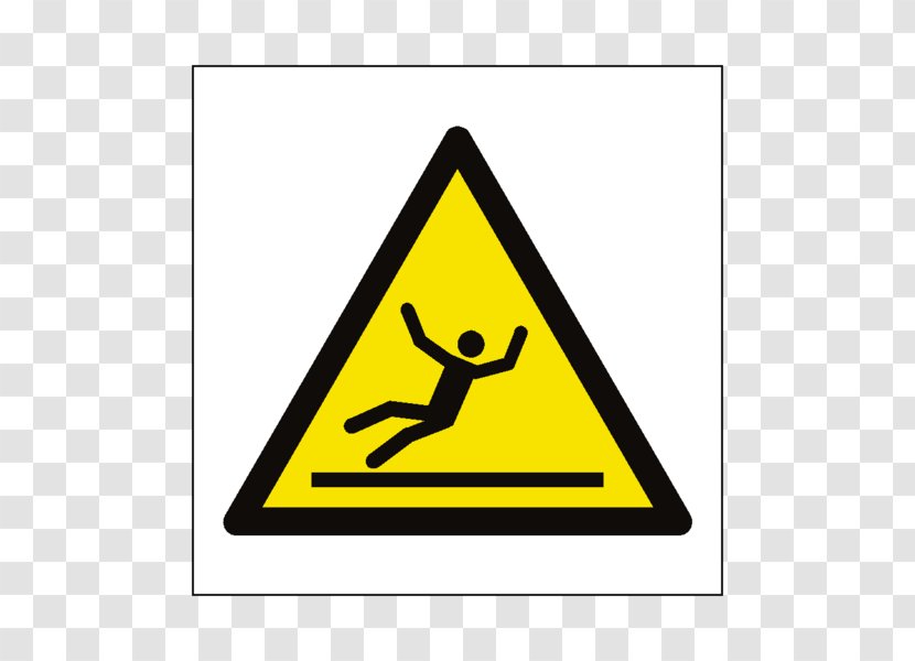 Warning Sign Hazard Symbol Floor - Falling - Slippery Arrow Transparent PNG