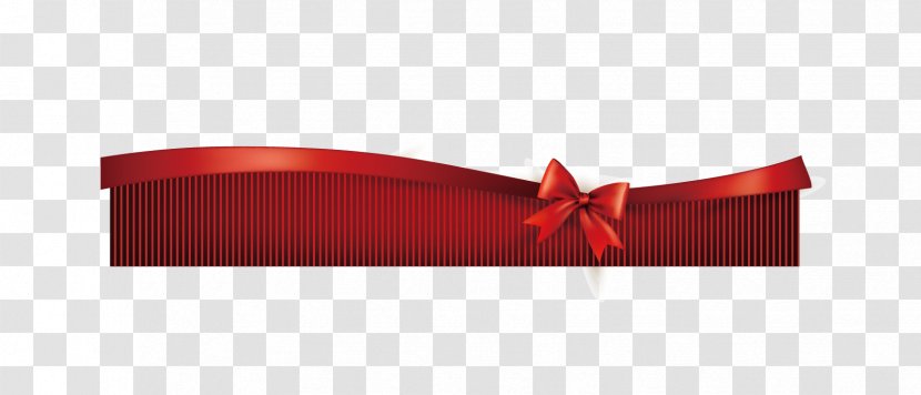 Brand Red - Ribbon - Bow Transparent PNG