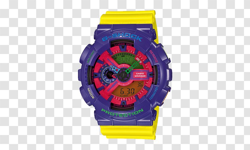G-Shock Watch Casio Clock Purple - Color - Watches Transparent PNG