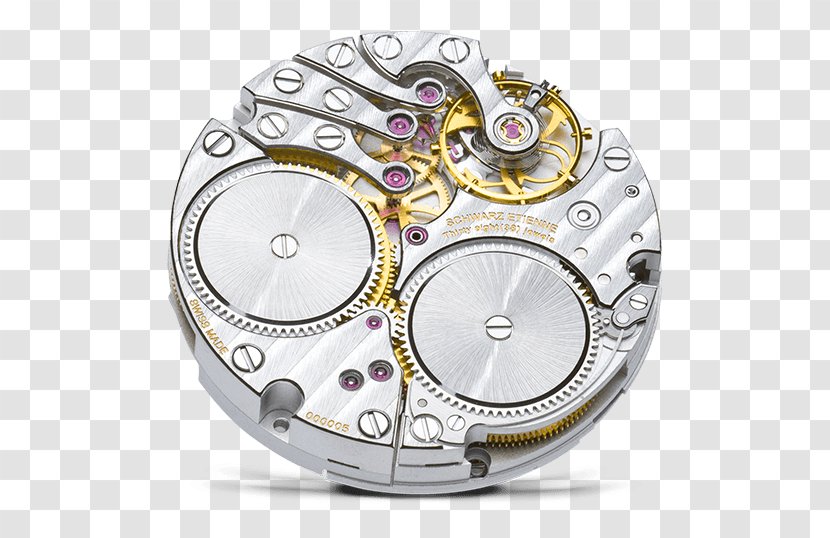 Automatic Watch Schwarz Etienne Movement Clock - Caliber Transparent PNG