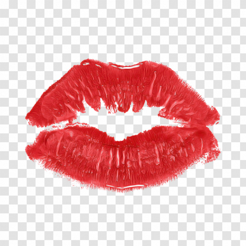 Lips Lipstick Red Lip Gloss Color Transparent PNG