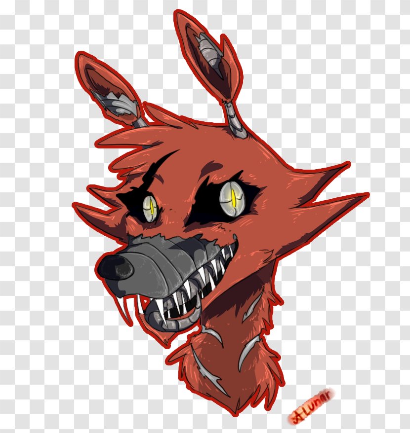 Five Nights At Freddy's 4 Fan Art Drawing Nightmare - Fictional Character - Foxy Transparent PNG