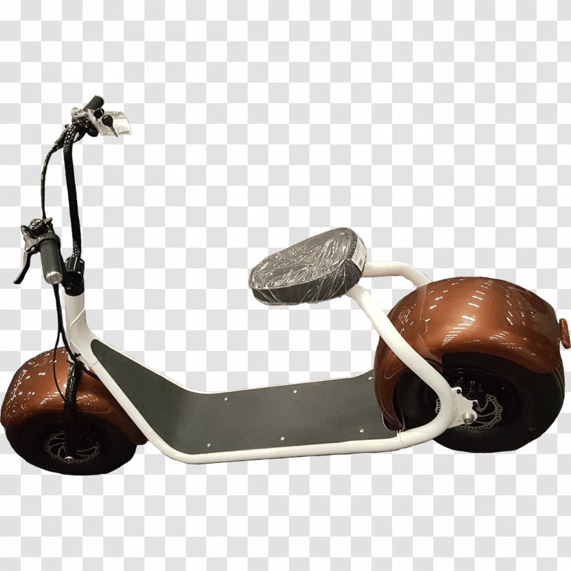 Electric Motorcycles And Scooters Battery Charger Vehicle Electricity - Kick Scooter - Brown Transparent PNG