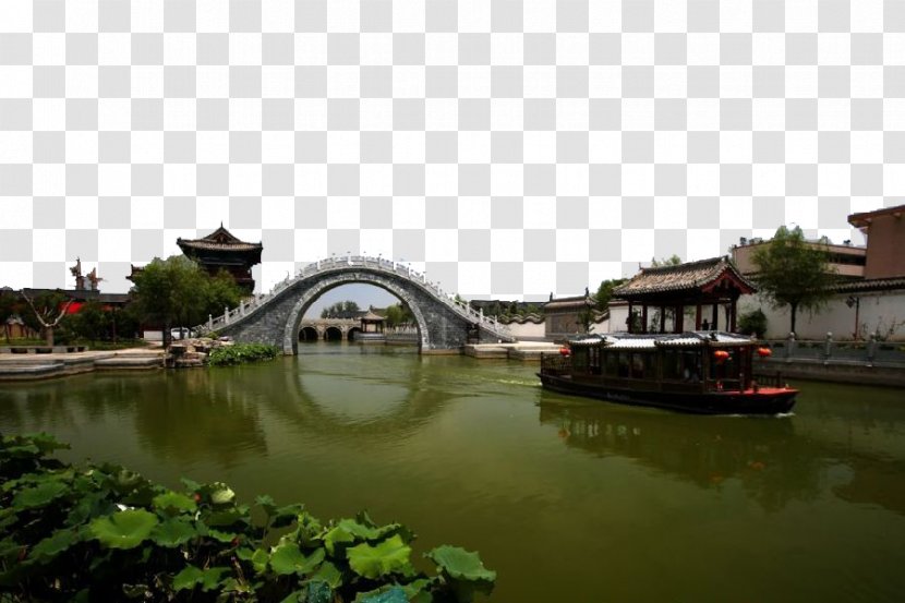 Stone Arch Bridge - Water Transportation - Beautiful Transparent PNG