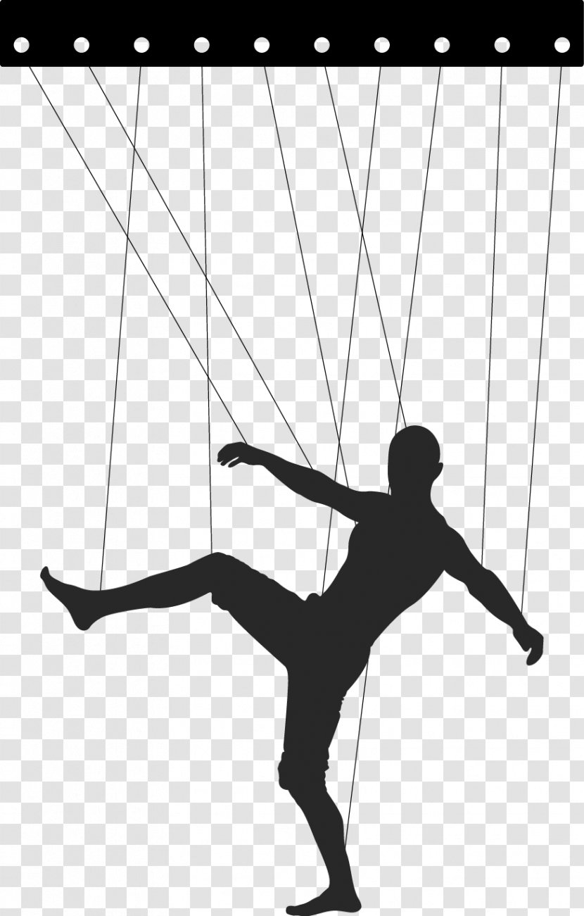 Marionette Royalty-free Clip Art - Area - Silhouette Transparent PNG