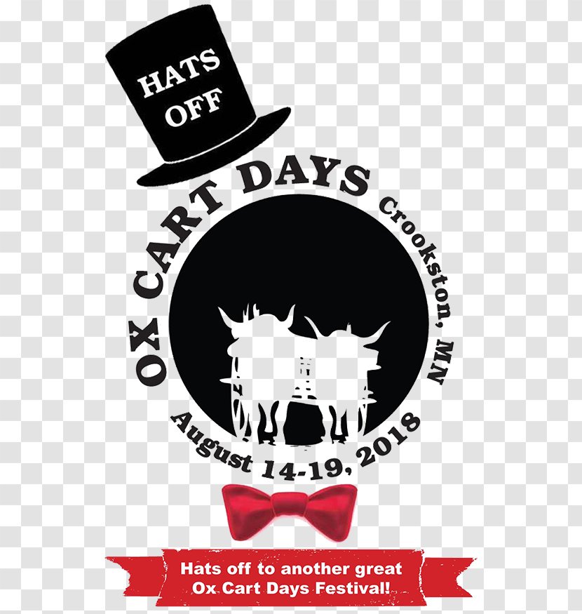 Crookston Ox Cart Days Logo Font Headgear - Minnesota - Bullock Transparent PNG