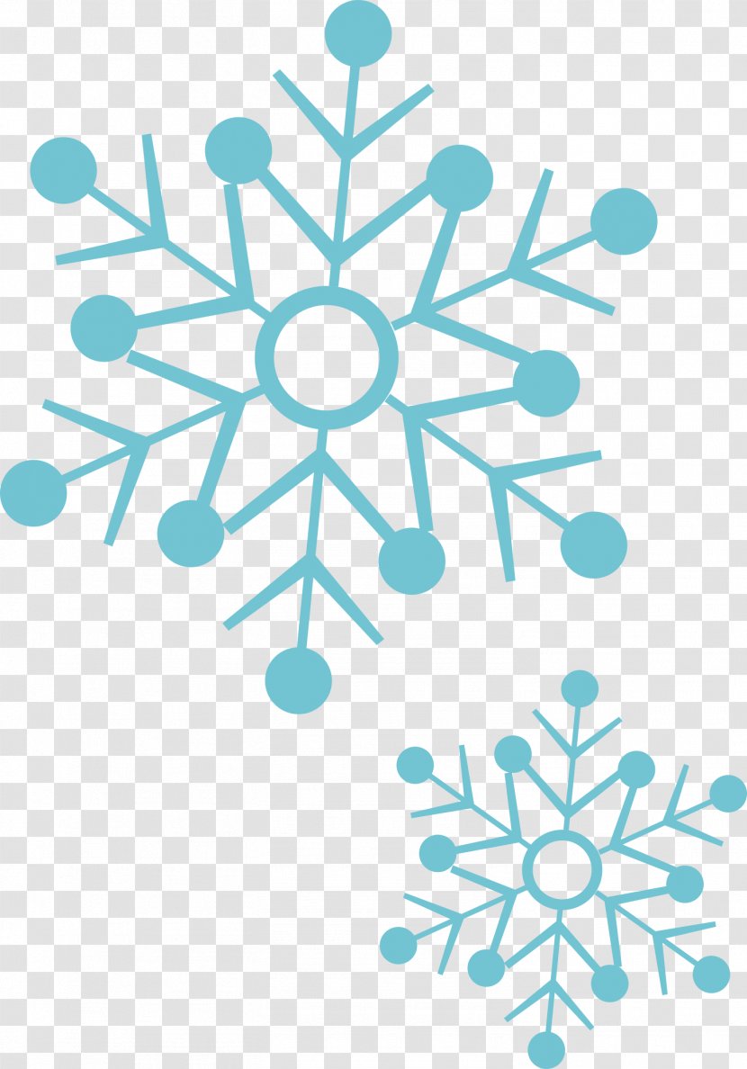 Snowflake Graphic Design Icon - Diagram - Blue Creative Transparent PNG