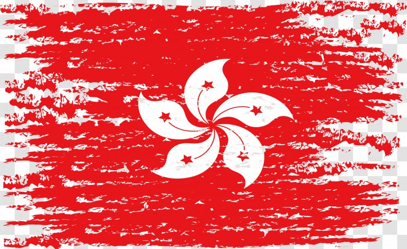 Flag Of Hong Kong China Stock Photography - Saudi Arabia - Red Hand Painted Purple Transparent PNG