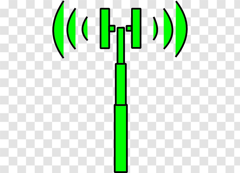 Clip Art Telecommunications Tower Wi-Fi Aerials - Grass - Radio Transparent PNG