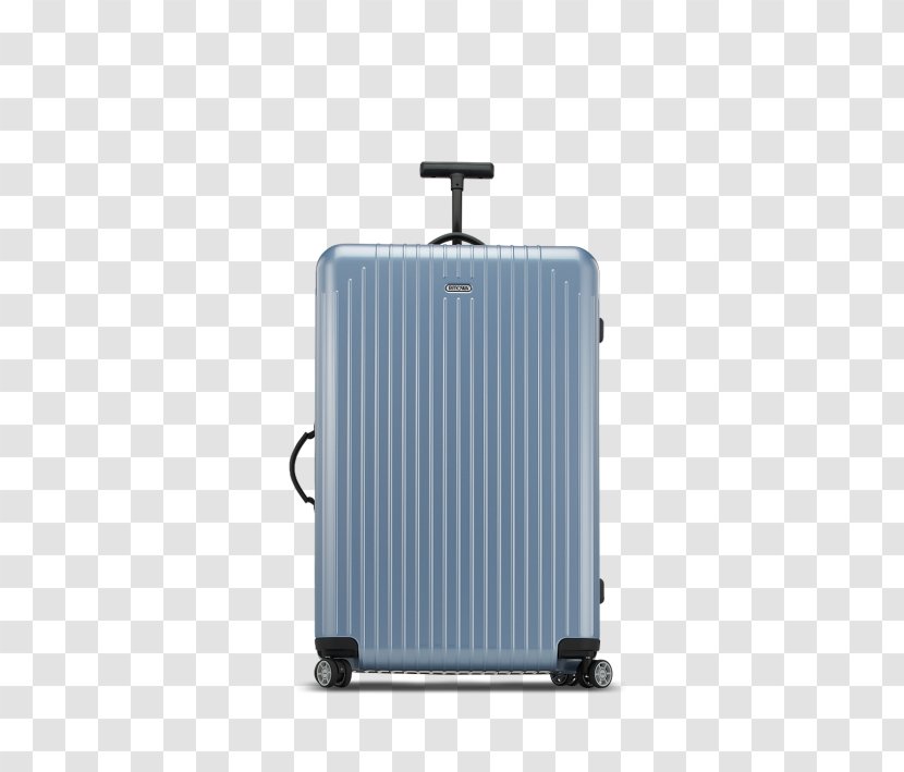 Rimowa Salsa Air Ultralight Cabin Multiwheel Suitcase Baggage 29.5” - Blue Transparent PNG