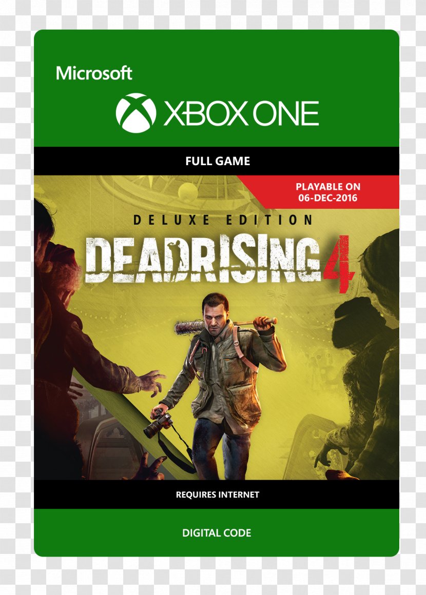 Dead Rising 4 3 Xbox One Video Game 360 - Frank West Transparent PNG